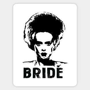 BRIDE OF FRANKENSTEIN - Bride groom couples tee Magnet